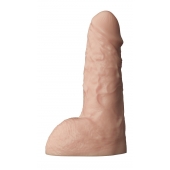 Телесный фаллоудлинитель с мошонкой Cock Next - 19 см. - LOVETOY (А-Полимер) - в Петропавловске-Камчатском купить с доставкой
