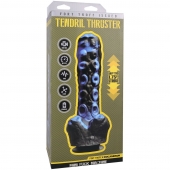 Черно-синяя мини-машина на присоске Tendril Thruster - 21,6 см. - Doc Johnson - купить с доставкой в Петропавловске-Камчатском