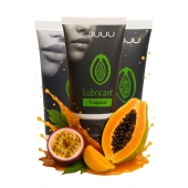 Набор из 3 съедобных лубрикантов JUJU со вкусом тропических фруктов - JuJu - купить с доставкой в Петропавловске-Камчатском