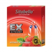 Стимулирующая насадка Sitabella Extender  Клубника - Sitabella - купить с доставкой в Петропавловске-Камчатском