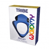 Синее эрекционное кольцо Wooomy Tribeс с вибрацией - Adrien Lastic - в Петропавловске-Камчатском купить с доставкой