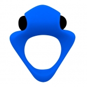 Синее эрекционное кольцо Wooomy Tribeс с вибрацией - Adrien Lastic - в Петропавловске-Камчатском купить с доставкой