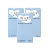 Набор из 3 упаковок ультратонких презервативов Pleasure Lab (по 12 шт.) - Pleasure Lab - купить с доставкой в Петропавловске-Камчатском