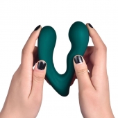 Темно-бирюзовый вибромассажер простаты Solstice X - Magic Motion - в Петропавловске-Камчатском купить с доставкой