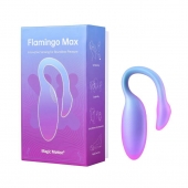 Голубой вибратор Flamingo Max - Magic Motion