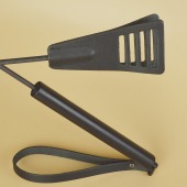 Черный кожаный стек «Сириус» - 60 см. - Sitabella - купить с доставкой в Петропавловске-Камчатском