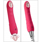 Малиновая насадка на душ с вибрацией Showers to orgasm - 20,1 см. - Orion - купить с доставкой в Петропавловске-Камчатском