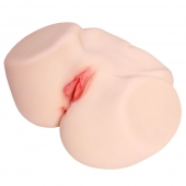 Мастурбатор-полуторс с двойным слоем материала и вибрацией Jenny Onahole Real Vagina - KOKOS - в Петропавловске-Камчатском купить с доставкой