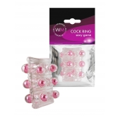 Прозрачная сквозная насадка на пенис с цветными шариками - Erowoman-Eroman - в Петропавловске-Камчатском купить с доставкой