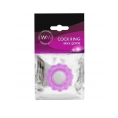 Лиловое эрекционное кольцо с 2 рядами стимулирующих шариков - Erowoman-Eroman - в Петропавловске-Камчатском купить с доставкой