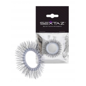 Круглое эрекционное кольцо с «ресничками» - Sextaz - в Петропавловске-Камчатском купить с доставкой