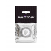Эластичное эрекционное кольцо с длинными черными «ресничками» - Sextaz - в Петропавловске-Камчатском купить с доставкой