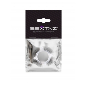 Эластичное кольцо с «ресничками» и 4 шариками - Sextaz - в Петропавловске-Камчатском купить с доставкой