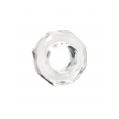 Прозрачное эрекционное кольцо в форме гайки - Sex Expert - в Петропавловске-Камчатском купить с доставкой