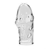 Прозрачная насадка на пенис Booker - 8 см. - Baile - в Петропавловске-Камчатском купить с доставкой