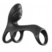 Черная насадка на пенис Ultimate Couples Cage Pro - Pipedream - в Петропавловске-Камчатском купить с доставкой