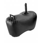 Черное надувное кресло с платформой для фиксации дилдо Body Dock Inflatable Love Seat - Pipedream - купить с доставкой в Петропавловске-Камчатском