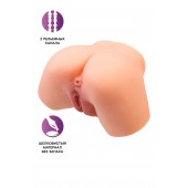 Телесный реалистичный мастурбатор-полуторс с 2 любовными входами - No Name - в Петропавловске-Камчатском купить с доставкой