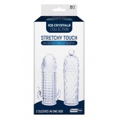 Набор из 2 прозрачных насадок на член Seductive Tickler Sleeves Set - NMC - в Петропавловске-Камчатском купить с доставкой