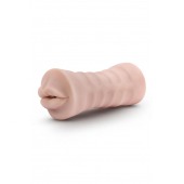 Телесный мастурбатор-ротик Nicole Vibrating Masturbator - Blush Novelties - в Петропавловске-Камчатском купить с доставкой