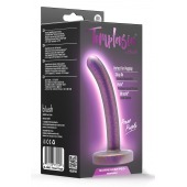 Фиолетовая насадка с гладкой поверхностью Surrender 4.75 Inch Beginner Pegging Dildo - 12 см. - Blush Novelties - купить с доставкой в Петропавловске-Камчатском
