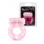 Розовое эрекционное виброкольцо с бабочкой - 1137 - в Петропавловске-Камчатском купить с доставкой