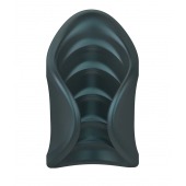 Серый сквозной мастурбатор с вибрацией Manwan Starter - Manwan - в Петропавловске-Камчатском купить с доставкой