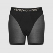 Трусики-шорты для фиксации насадок Strap-on-me Harness Lingerie Halo - size M - Strap-on-me - купить с доставкой в Петропавловске-Камчатском