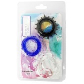 Набор из 3 эрекционных колец разного цвета и рельефа - Boys of Toys - в Петропавловске-Камчатском купить с доставкой