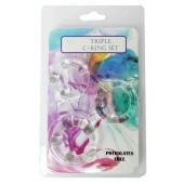 Набор из 3 эрекционных прозрачных колец - Boys of Toys - в Петропавловске-Камчатском купить с доставкой