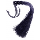 Черная силиконовая плетка - 25,4 см. - Boys of Toys - купить с доставкой в Петропавловске-Камчатском