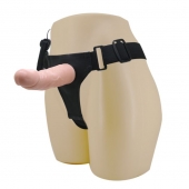 Реалистичный страпон-фаллоимитатор на трусиках Ultra Passionate Harness - 15 см. - Baile - купить с доставкой в Петропавловске-Камчатском