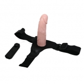 Реалистичный страпон-фаллоимитатор на трусиках Ultra Passionate Harness - 15 см. - Baile - купить с доставкой в Петропавловске-Камчатском