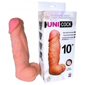 Фаллическая насадка Харнесс UNICOCK 10  - 25 см. - LOVETOY (А-Полимер) - купить с доставкой в Петропавловске-Камчатском