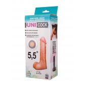 Фаллическая насадка Харнесс UNICOCK 5,5  - 17 см. - LOVETOY (А-Полимер) - купить с доставкой в Петропавловске-Камчатском