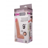 Фаллическая насадка Харнесс UNICOCK 9  - 24 см. - LOVETOY (А-Полимер) - купить с доставкой в Петропавловске-Камчатском