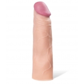 Реалистичная насадка с ярко выраженной головкой - 16,5 см. - A-toys - в Петропавловске-Камчатском купить с доставкой