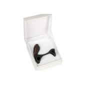 Чёрная насадка на фаллос Gladiator + LRS  с трехкнопочным пультом управления - Adrien Lastic - в Петропавловске-Камчатском купить с доставкой