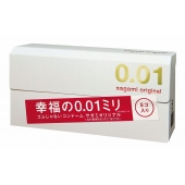Супер тонкие презервативы Sagami Original 0.01 - 5 шт. - Sagami - купить с доставкой в Петропавловске-Камчатском