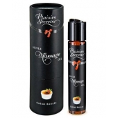 Массажное масло с ароматом крем брюле Huile de Massage Gourmande Creme Brulée - 59 мл. - Plaisir Secret - купить с доставкой в Петропавловске-Камчатском