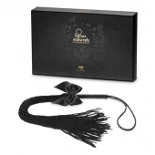 Чёрная плётка Lilly Whip Bijoux - Bijoux Indiscrets - купить с доставкой в Петропавловске-Камчатском