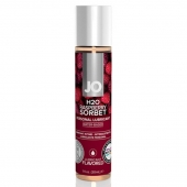 Смазка с ароматом малинового щербета JO Flavored Raspberry Sorbet - 30 мл. - System JO - купить с доставкой в Петропавловске-Камчатском