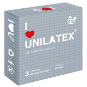 Презервативы с точками Unilatex Dotted - 3 шт. - Unilatex - купить с доставкой в Петропавловске-Камчатском