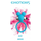 Голубое эрекционное виброколечко Emotions Minnie Breeze - Lola Games - в Петропавловске-Камчатском купить с доставкой