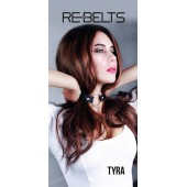 Чёрный кожаный чокер-кляп Tyra Black - Rebelts - купить с доставкой в Петропавловске-Камчатском