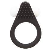 Чёрное эрекционное кольцо LIT-UP SILICONE STIMU RING 1 BLACK - Dream Toys - в Петропавловске-Камчатском купить с доставкой