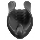 Чёрный мастурбатор Vibrating Silicone Stimulator с вибрацией - Pipedream - в Петропавловске-Камчатском купить с доставкой