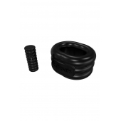 Чёрное эрекционное виброкольцо Stretch - Bathmate - в Петропавловске-Камчатском купить с доставкой