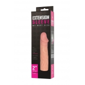 Телесная насадка-удлинитель Extension sleeve - 17 см. - Sitabella - в Петропавловске-Камчатском купить с доставкой