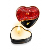 Массажная свеча с ароматом ванили Bougie Massage Candle - 35 мл. - Plaisir Secret - купить с доставкой в Петропавловске-Камчатском
